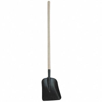 WESTWARD Square Point Shovel 48 In.Handle 16 ga., 4LVT1