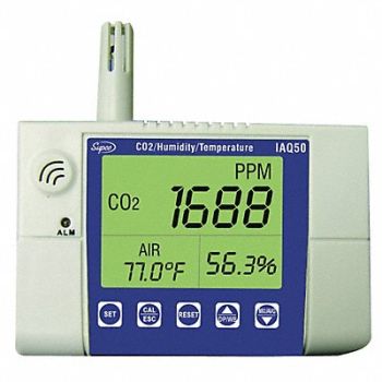 SUPCO Indoor Air Quality Monitor Wall Mounted, 4LWX7