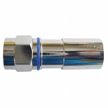 POWER FIRST Coax Conn F-Type RG6 Reg/Tri/Quad PK10, 4LWY3