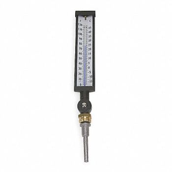 GRAINGER APPROVED Industrial Thermometer 0 to 120 F, 4LZN7