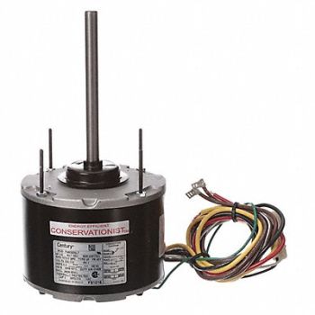 CENTURY Condenser Fan Motor 1/6 HP 1075 rpm 60Hz, 4MB49