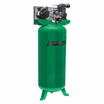 SPEEDAIRE Electric Air Compressor 3 hp 1 Stage, 4ME96