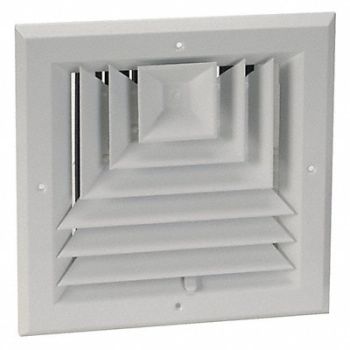 GRAINGER APPROVED Diffuser 3-Way Duct Size 10, 4MJJ4