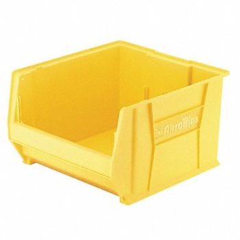 AKRO-MILS D5559 Super Size Bin Yellow Plastic 12 in, 4MXK8
