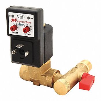 INGERSOLL RAND Auto Drain Valve 115V 1/4 in 1.0 gpm, 4N443