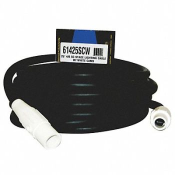 SOUTHWIRE Cam Lock Extension Cord Vinyl 4/0 Wire, 4NAF6