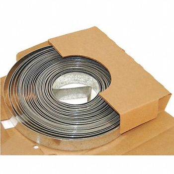 GRAINGER APPROVED Duct Strapping Galv Steel 100 L 30ga, 4NCE6