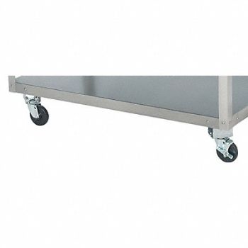VOLLRATH Caster Set 4 In 2 With Brakes, 4NDV3