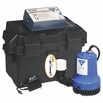 PHCC PRO SERIES Back-up Pump 12VDC Float 1-1/4 NPT, 4NE45