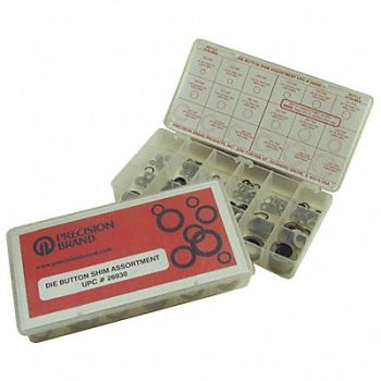 PRECISION BRAND Shim Asst Die Btn 450 Pc 18 Szs, 4NFH6