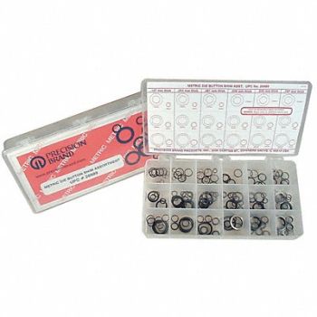 PRECISION BRAND Shim Asst Btn Metric 330 Pc 10 Szs, 4NFH7