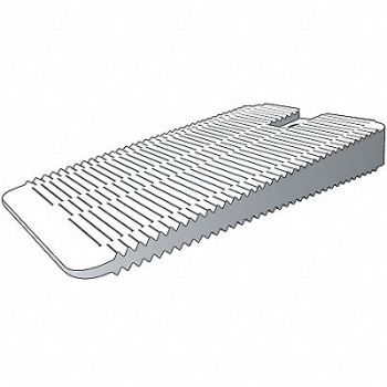 PRECISION BRAND Wedge Shims Flexible White PK30, 4NFJ2