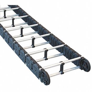 KABELSCHLEPP Varitrak MC Open Nylon/Alum W6.18In L1Ft, 4NGF3