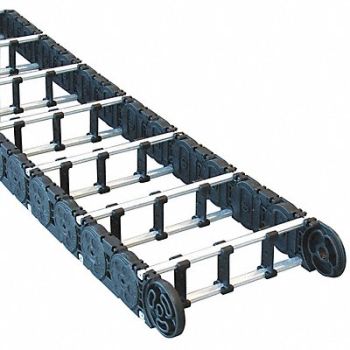 KABELSCHLEPP Varitrak MC Open Nylon/Alum W9.68In L1Ft, 4NGF9