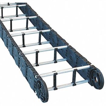 KABELSCHLEPP Varitrak MC Open Nylon/Alum W7.34In L1Ft, 4NGG2