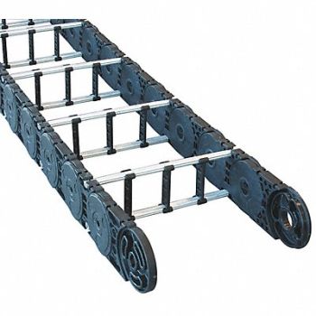 KABELSCHLEPP Varitrak MC Open Nyln/Alum W11.34In L1Ft, 4NGG6
