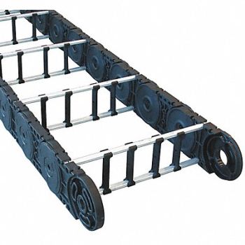 KABELSCHLEPP Varitrak MC Open Nyln/Alum 15.57In L5Ft, 4NGN9