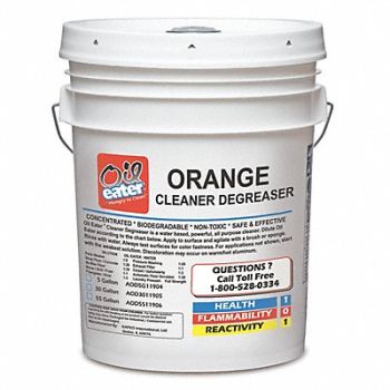 OIL EATER Cleaner Degreaser Orange Scent 5 Gal, 4NHJ1