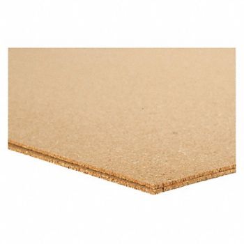 GRAINGER APPROVED Cork Sheet L 24 in Plain Backing, 4NLW9