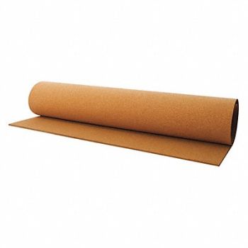 GRAINGER APPROVED Cork Roll L 98 ft Plain Backing, 4NLZ1