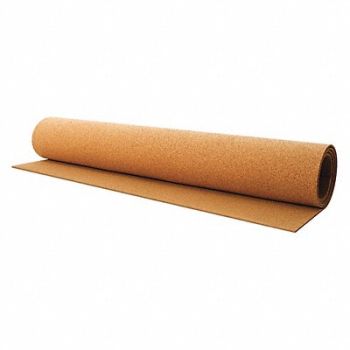 GRAINGER APPROVED Cork Roll L 8 ft Plain Backing, 4NLY5