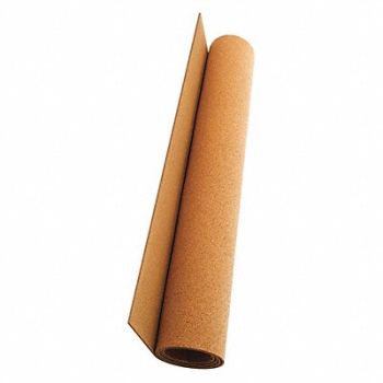 GRAINGER APPROVED Cork Roll L 50 ft Plain Backing, 4NLZ6