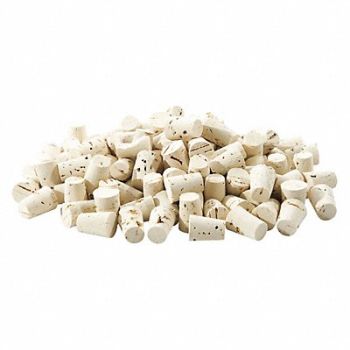 GRAINGER APPROVED Natural Tapered Cork Trade Sz 000 PK100, 4NMA4
