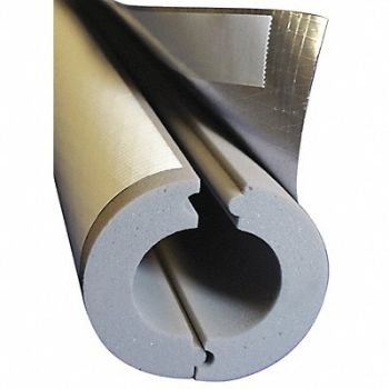 TECHLITE INSULATION Pipe Ins. Melamine 4-1/8 in ID 4 ft., 4NNZ5