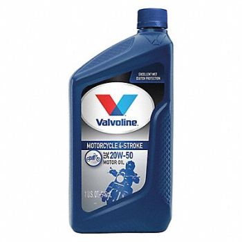VALVOLINE Engine Oil 20W-50 Conventional 1qt, 4NPJ2