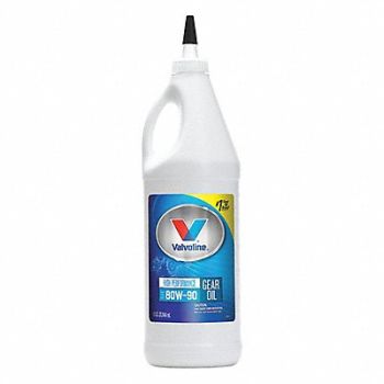 VALVOLINE Gear Oil High Performance 32 Oz 80W-90, 4NPK9