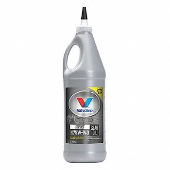 VALVOLINE Gear Oil Full Synthetic 32 Oz 75W-140, 4NPL3