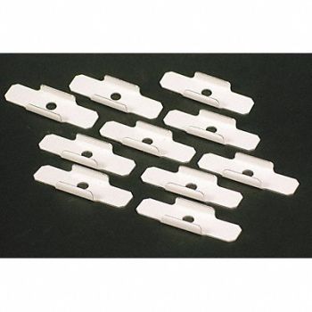 LEGRAND Support Clip Ivory Steel Clips, 4YER9