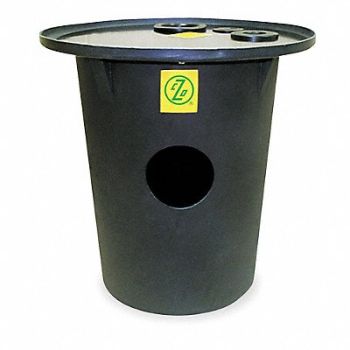 ZOELLER Sump Basin Cap. 18.0 gal Polyethylene, 4NW29