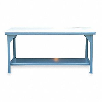 STRONG HOLD Workbench Polyethylene 60 W 36 D, 4NWD7