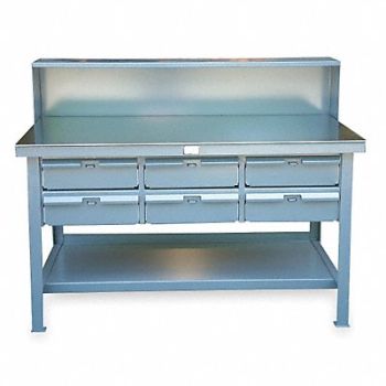 STRONG HOLD Workbench SS 72 W 36 D, 4NWH2