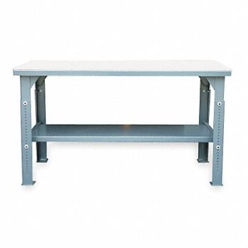 STRONG HOLD Workbench Polyethylene 72 W 36 D, 4NWL1