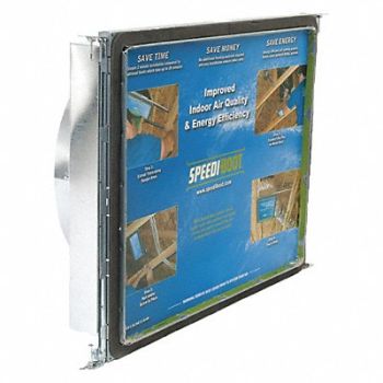 SPEEDI-BOOT Vent Boot Hanger Sq to Rnd 12 x 12 Dia12, 4NXG1
