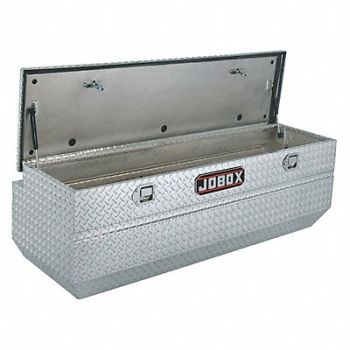 CRESCENT JOBOX Truck Box Chest Silver 60-13/16 in W, 4NY47