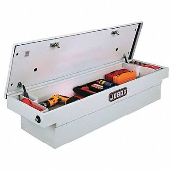 CRESCENT JOBOX Crossover Truck Box Steel White 71 W, 4NY57