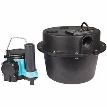 LITTLE GIANT Sink Drain Pump System 1/3 HP, 4NY91