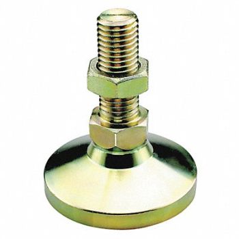 S W MANUFACTURING Leveling Mount Swivel Stud M6 3/4in Base, 14H412