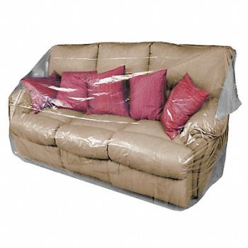 GRAINGER APPROVED Furniture Bag Sofa 2 mil 52 in W PK50, 4NZG7