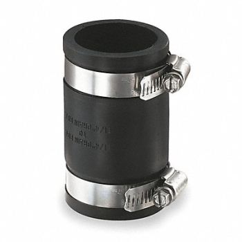 GRAINGER APPROVED Flexible Coupling PVC 4 in For Pipe Size, 4P011