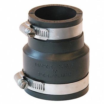 GRAINGER APPROVED Coupling PVC 2 x 1 1/2 in For Pipe Size, 4P006