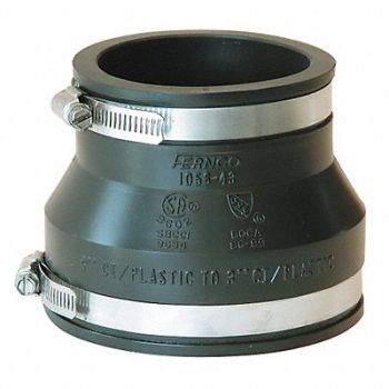 GRAINGER APPROVED Coupling PVC 4 in 3 in For Pipe Size, 4P010