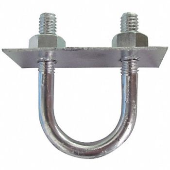 GRAINGER APPROVED Stndrd UBolt w Mntng PlateInside H 6 in, 5YY37