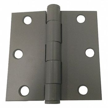 GRAINGER APPROVED Template Hinge Full Mortise 3-1/2 In, 4PA28