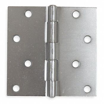 GRAINGER APPROVED Template Hinge Full Mortise 4 X 4 In, 4PA64