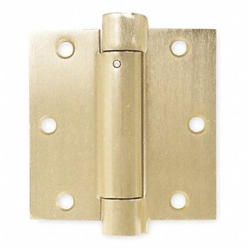 GRAINGER APPROVED Spring Hinge Steel Door Leaf 3-1/2 H, 4PA76