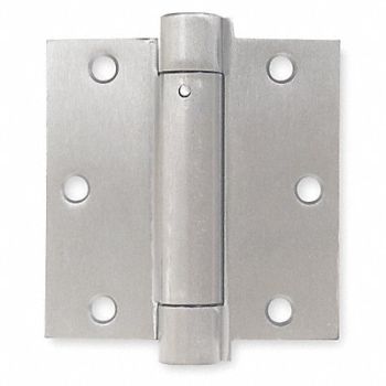 GRAINGER APPROVED Spring Hinge Steel Door Leaf 3-1/2 H, 4PA77